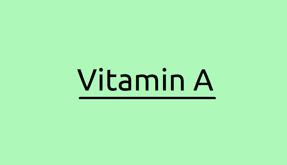 Vitamin A Fettlösliche Symptome von Vitaminmangel und Toxizität