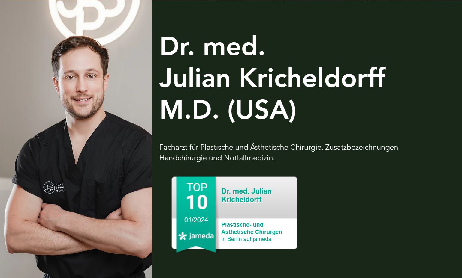 Dr. med. Julian Kricheldorff: Facharzt bei JJPS Berlin